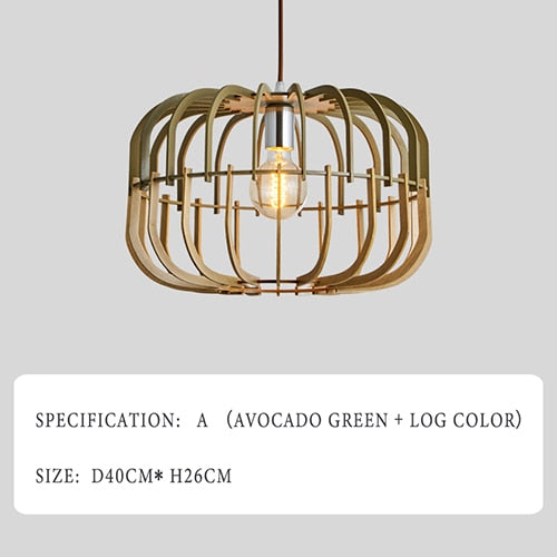 Modern Wooden Pendant Lamp