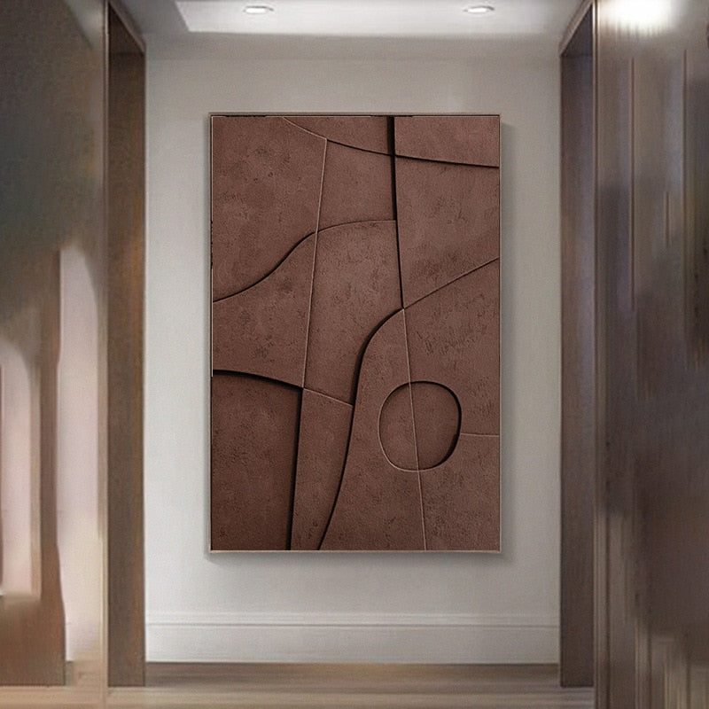 Abstract 3D Geometric  Wall Art