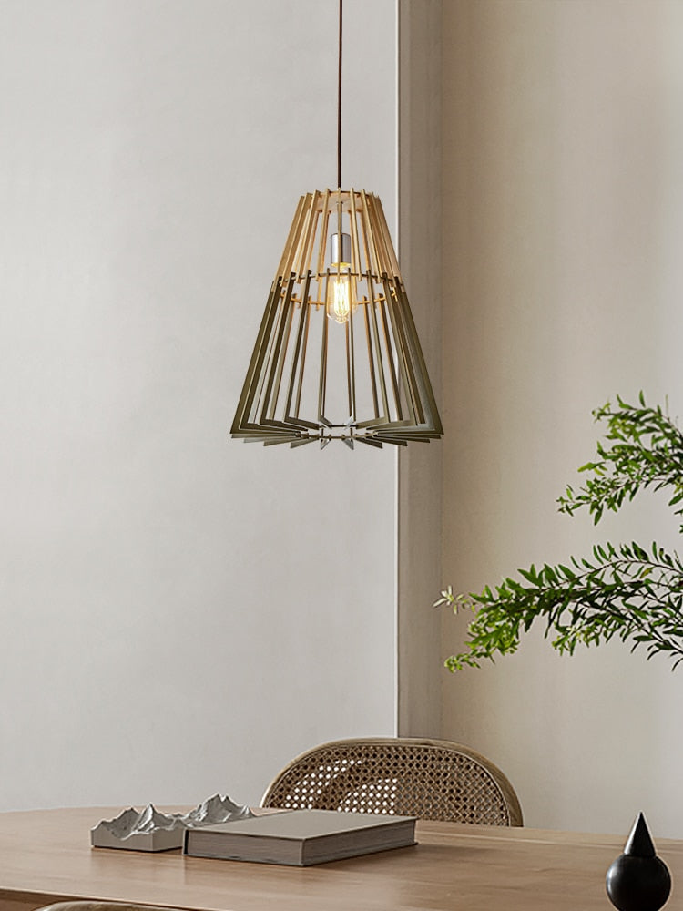 Modern Wooden Pendant Lamp