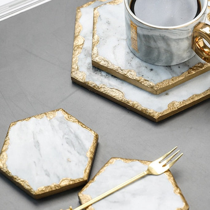 Natural Marble Tray Coaster