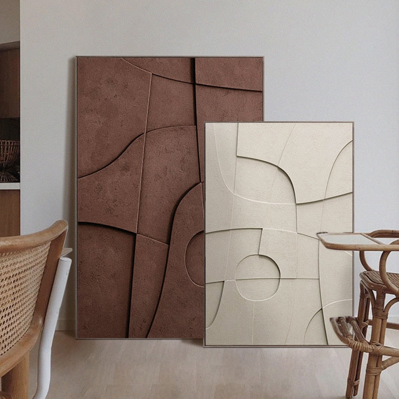 Abstract 3D Geometric  Wall Art