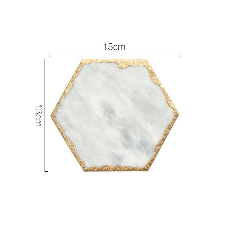 Natural Marble Tray Coaster