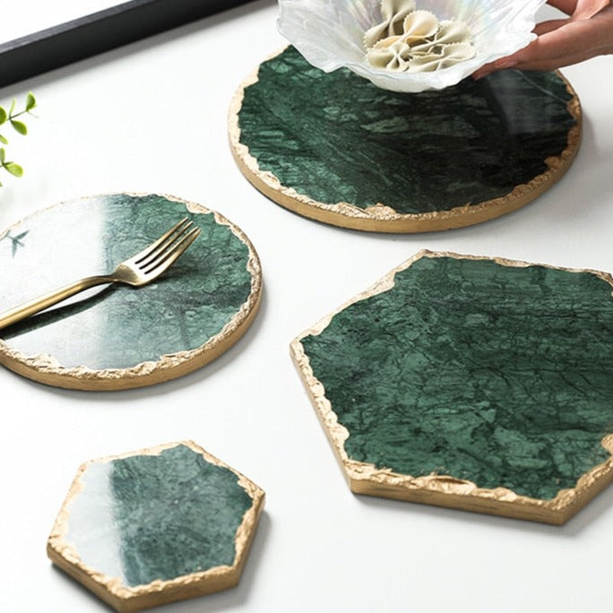 Natural Marble Tray Coaster